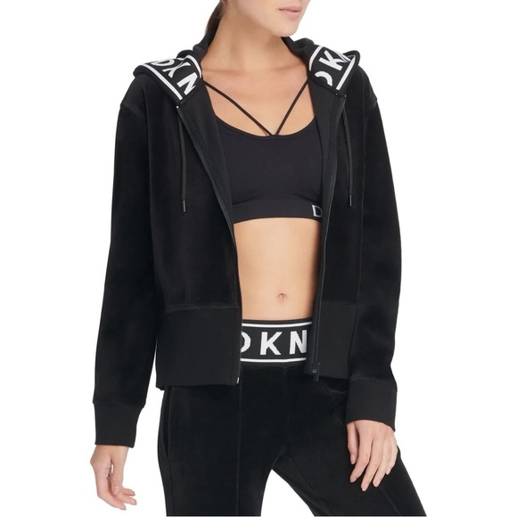 Dkny Tops - DKNY Sport Black Women's Hoodie XL